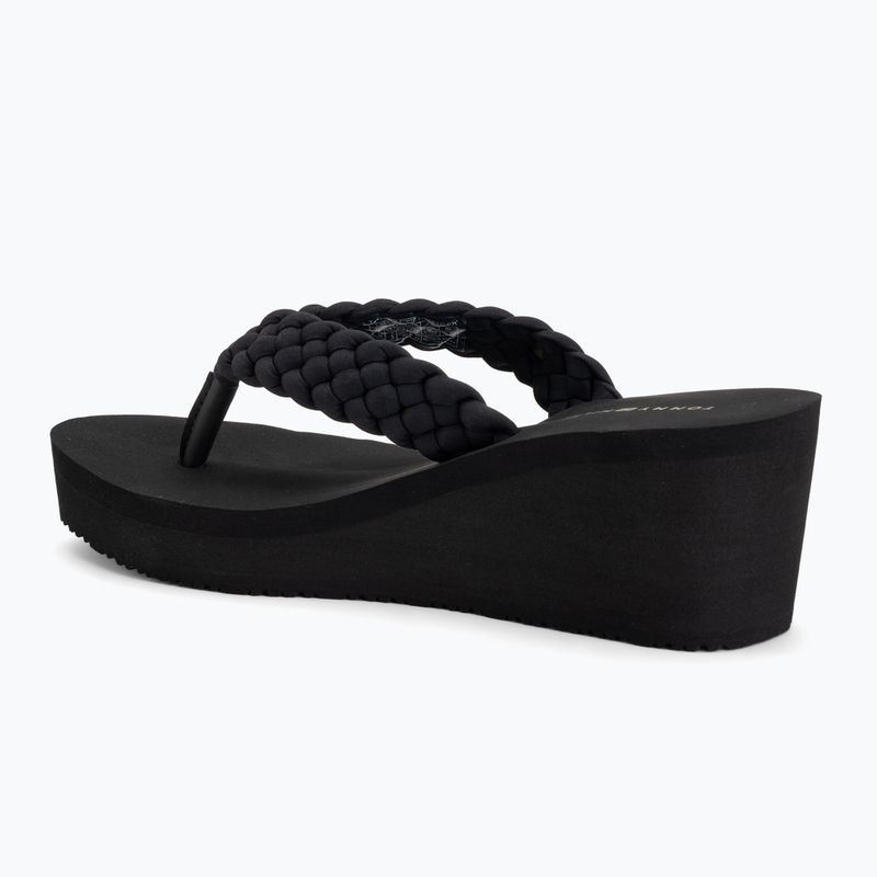 Dámské žabky Tommy Hilfiger Wedge Braided Summer Sandal black 3