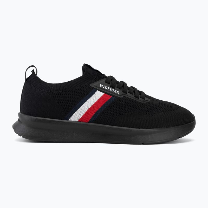 Pánské boty Tommy Hilfiger Lightweight Knitted Runner black 2