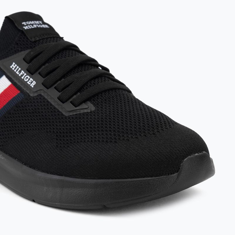 Pánské boty Tommy Hilfiger Lightweight Knitted Runner black 7