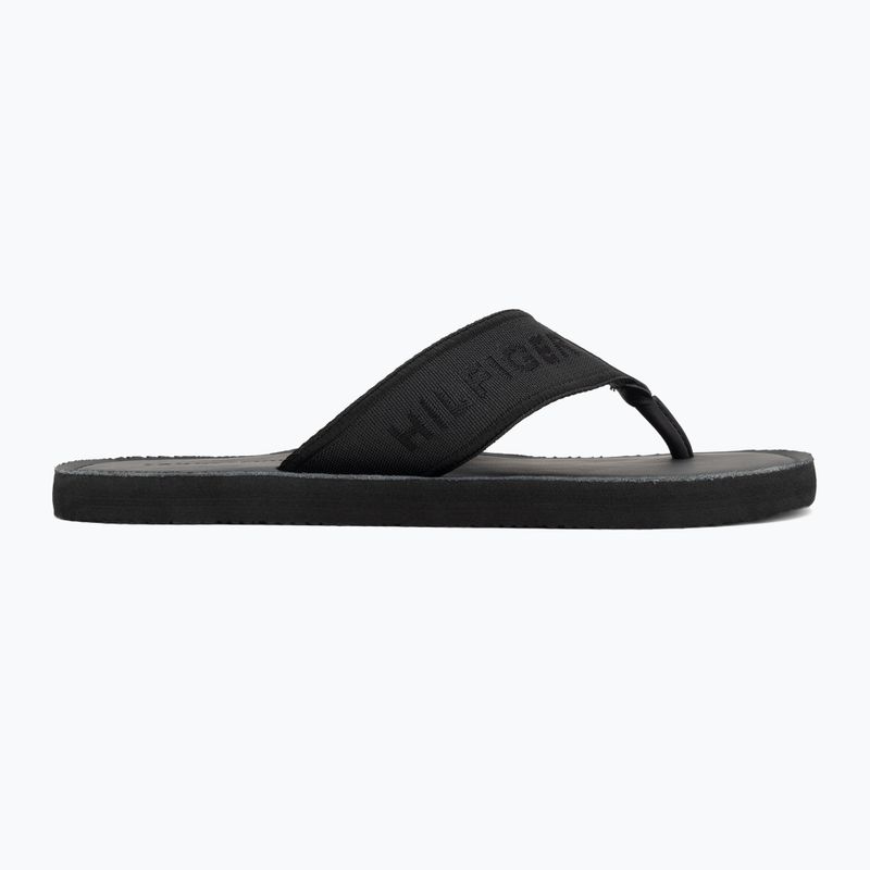 Pánské žabky Tommy Hilfiger Lbeach Sandal Leather black 2