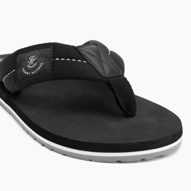 Pánské žabky Tommy Hilfiger Patch Beach Sandal black 7