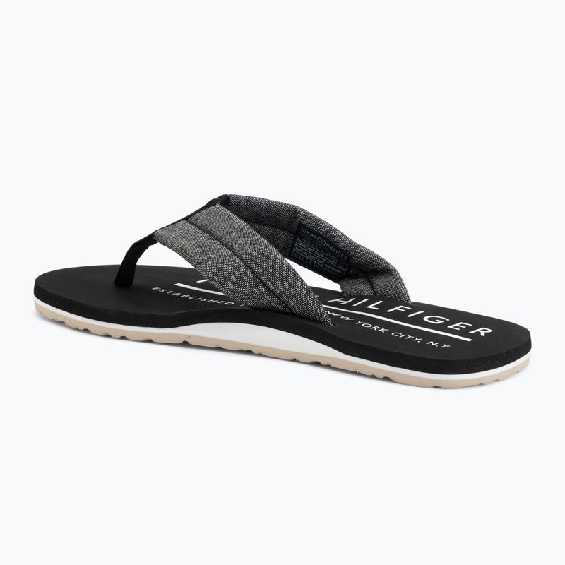 Pánské žabky Tommy Hilfiger Chambray Beach Sandal black 3