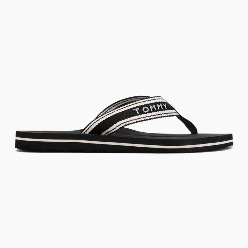 Dámské žabky Tommy Hilfiger Webbing Summer Sandal black 2