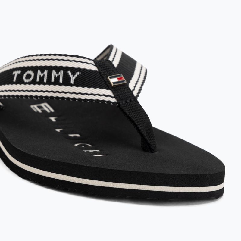 Dámské žabky Tommy Hilfiger Webbing Summer Sandal black 7