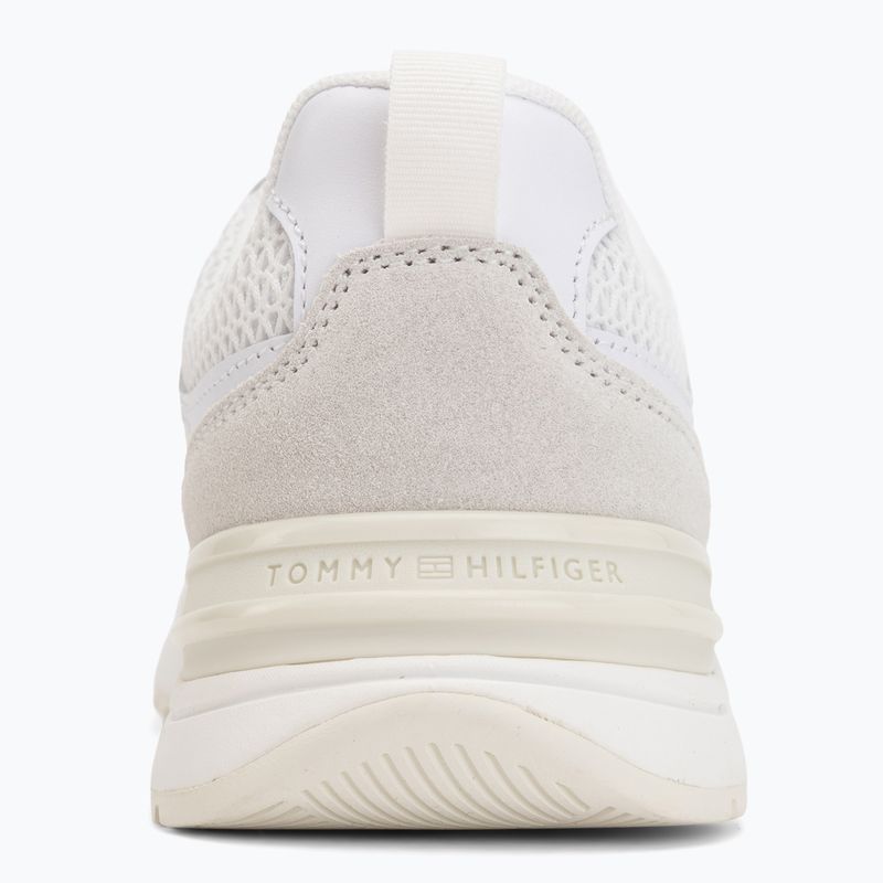 Dámské boty Tommy Hilfiger Mix Material Runner white/ecru 6