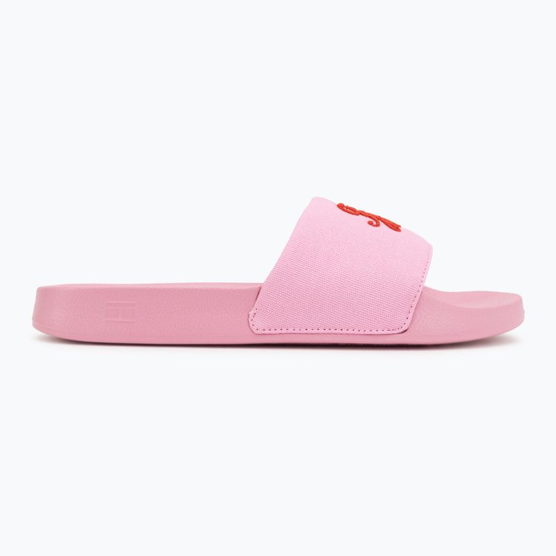 Dámské pantofle Tommy Hilfiger Script Pool rose petal 2
