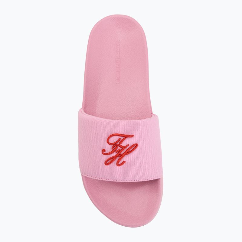 Dámské pantofle Tommy Hilfiger Script Pool rose petal 5