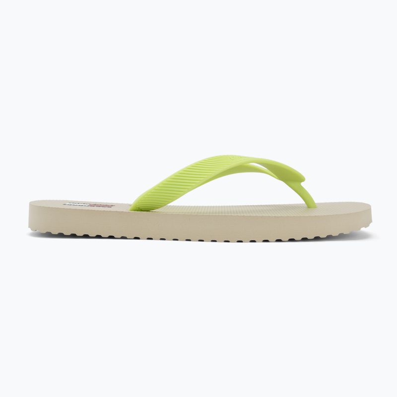 Dámské žabky Tommy Jeans Logo Summer white clay/lime essence 2