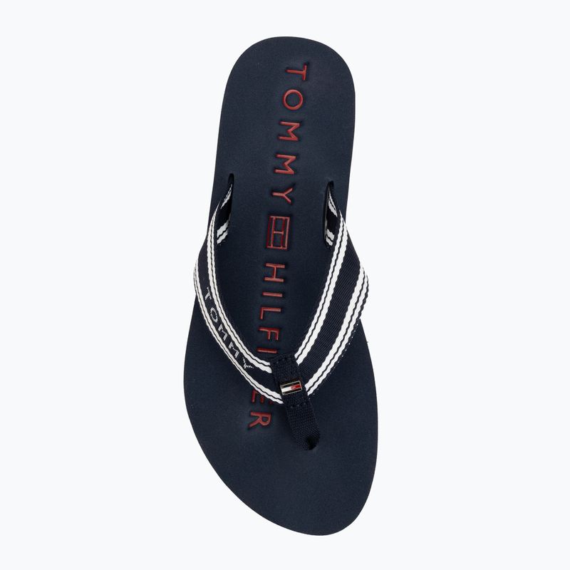 Dámské žabky Tommy Hilfiger Webbing Summer Sandal rwb 5