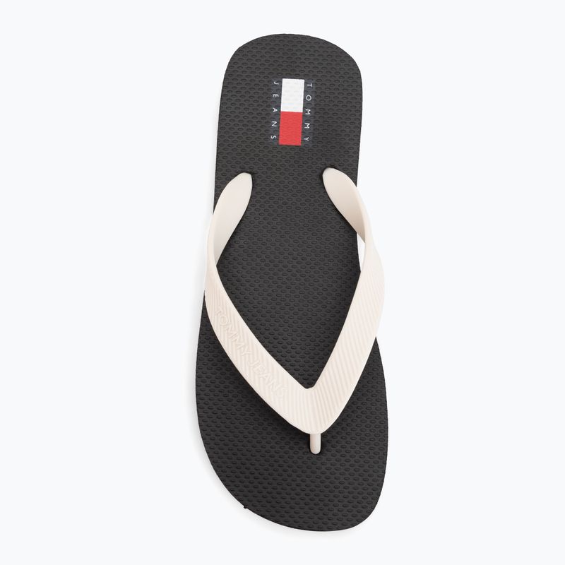 Dámské žabky Tommy Jeans Logo Summer black/ecru 5