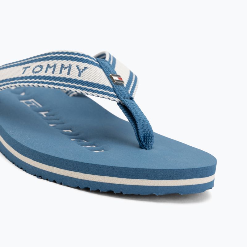 Dámské žabky Tommy Hilfiger Webbing Summer Sandal cobalt steel 7
