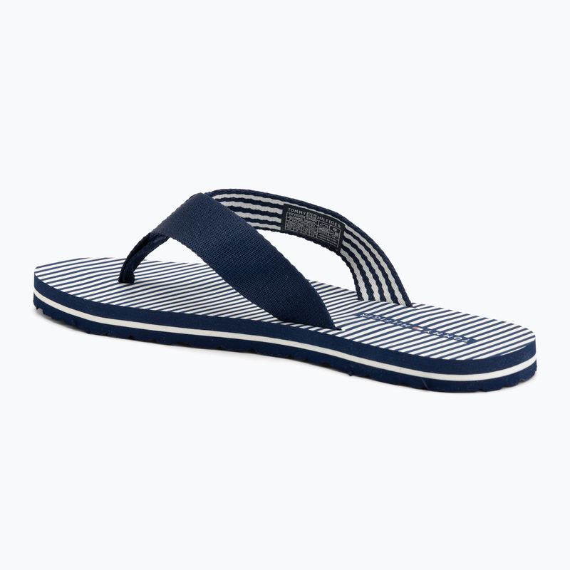 Dámské žabky Tommy Hilfiger Ithaca Stripe Summer preppy navy 3
