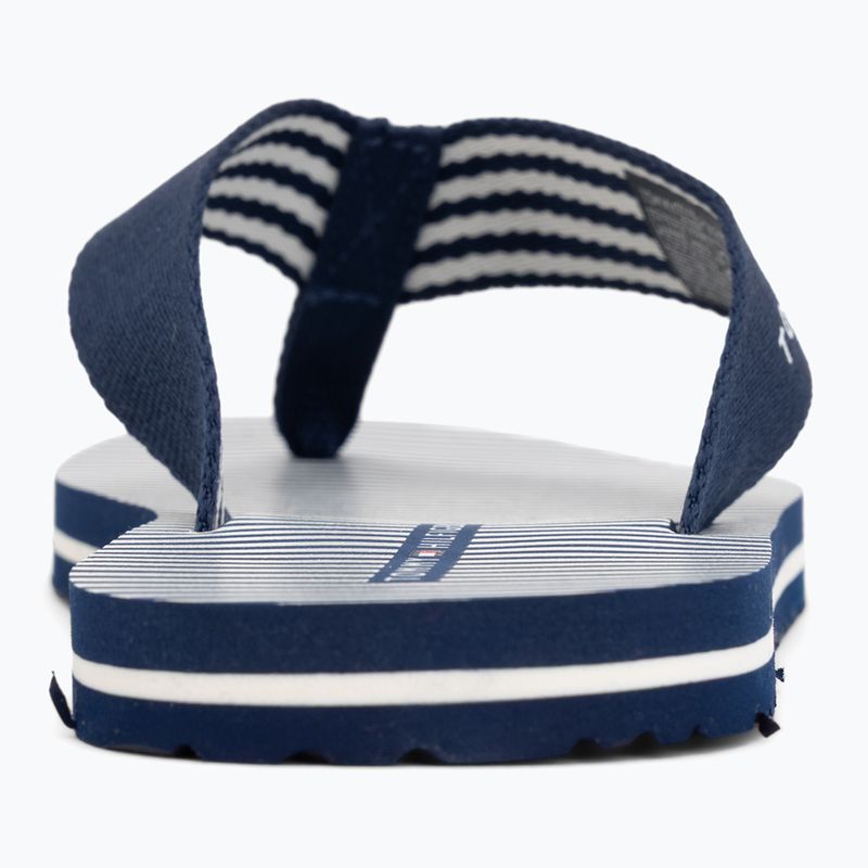 Dámské žabky Tommy Hilfiger Ithaca Stripe Summer preppy navy 6