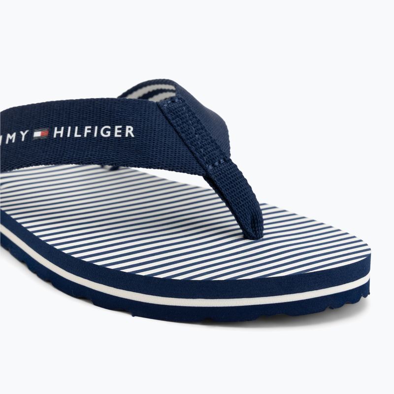 Dámské žabky Tommy Hilfiger Ithaca Stripe Summer preppy navy 7