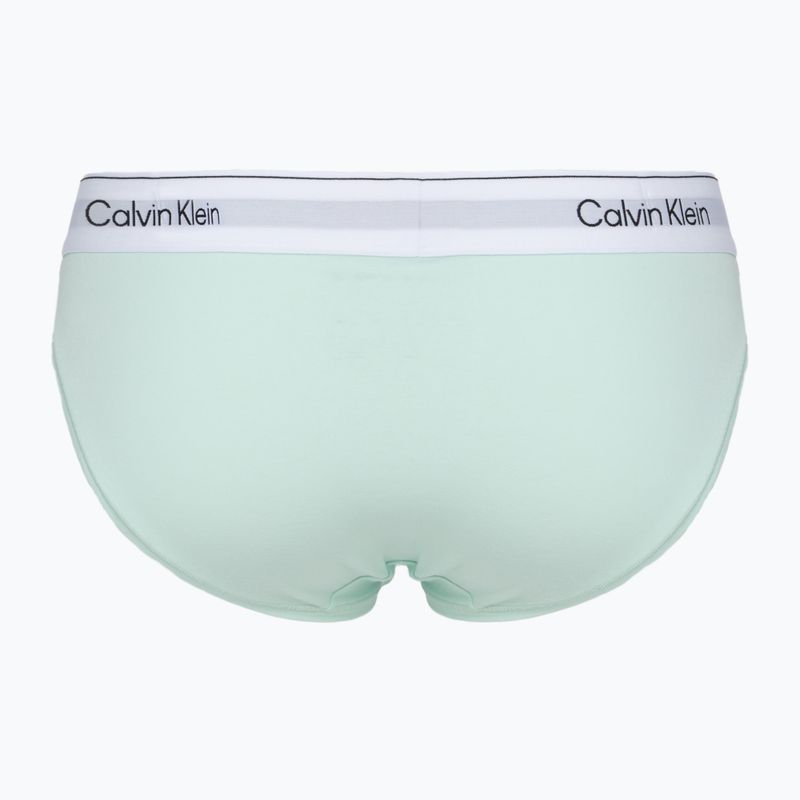 Dámské kalhotky Calvin Klein LV00QF8520 Bikini feel the mint 2