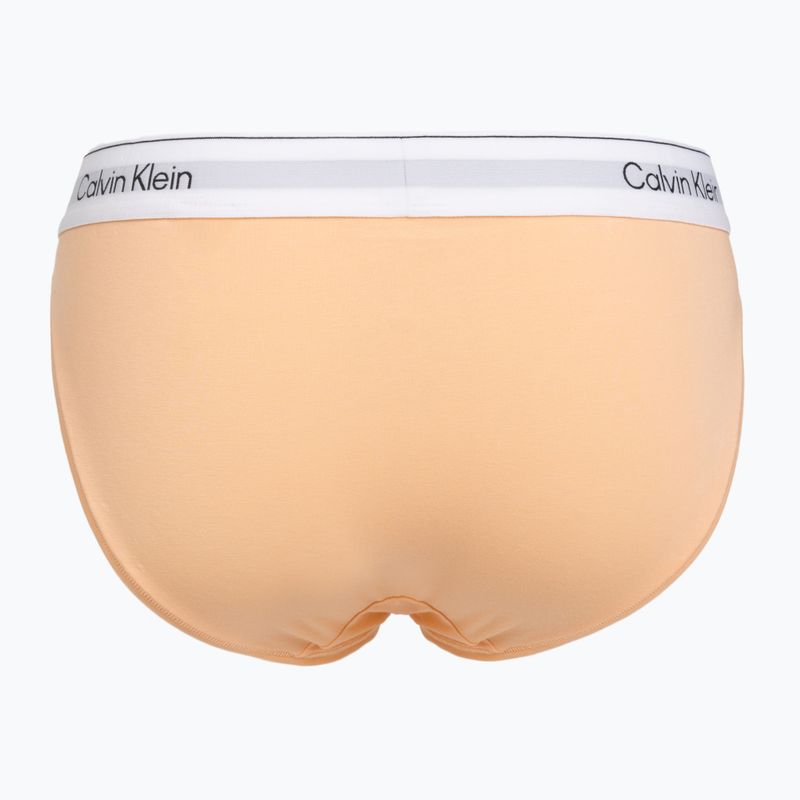 Dámské kalhotky Calvin Klein LV00QF8520 Bikini peach bliss 2