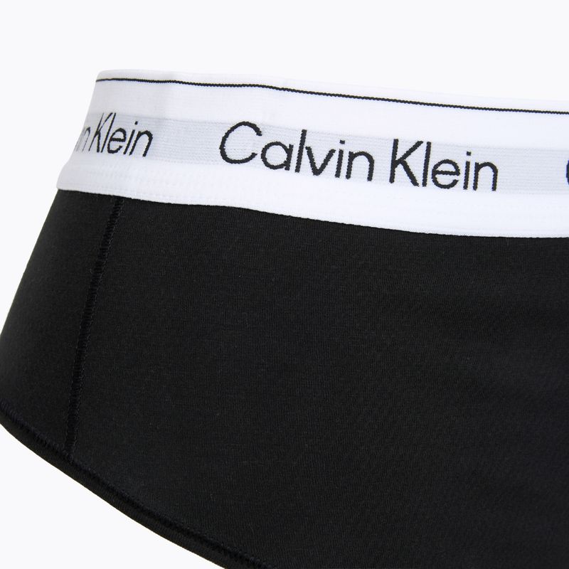 Dámské kalhotky Calvin Klein LV00QF8283 Thong black 3