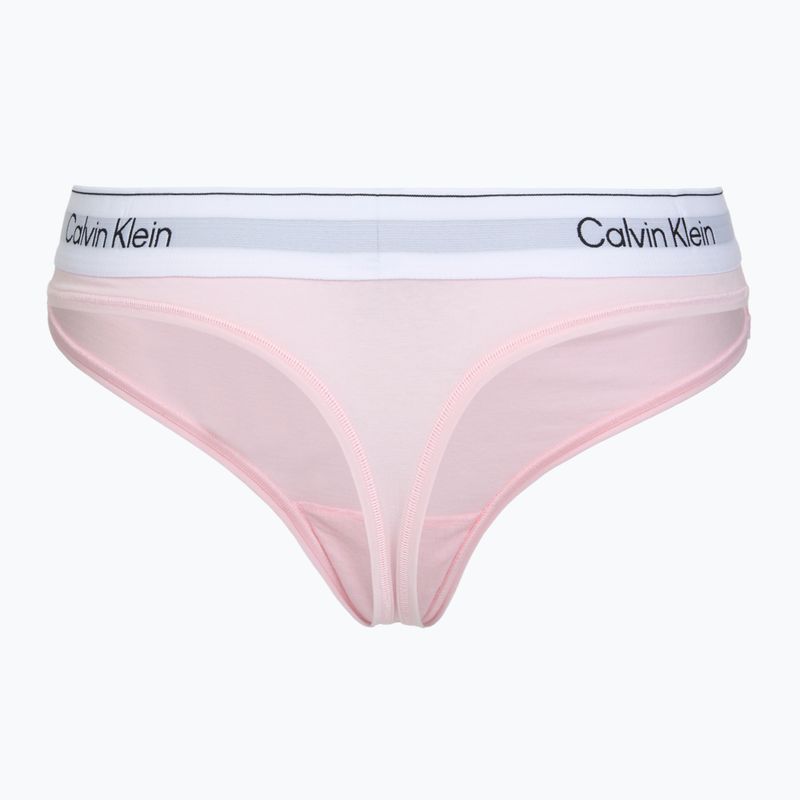 Dámské tanga Calvin Klein LV00QF8518 Thong cradle pink 2