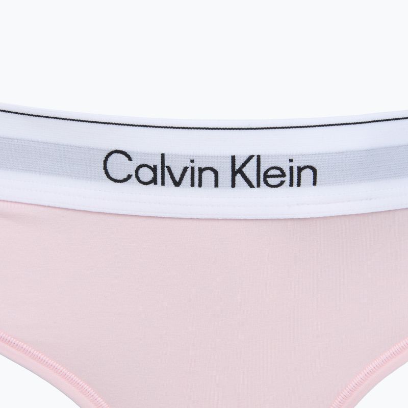 Dámské tanga Calvin Klein LV00QF8518 Thong cradle pink 3