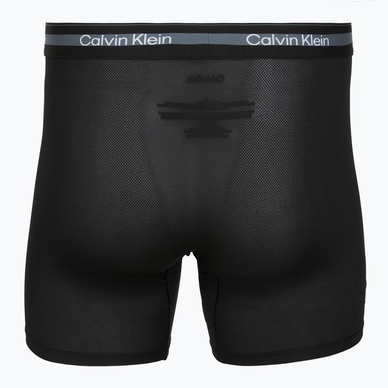 Pánské boxerky Calvin Klein LV00NB4538 Boxer Brief Long black/black/black 2