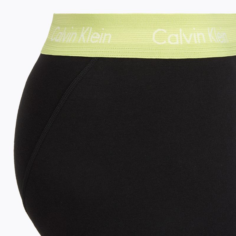 Pánské boxerky Calvin Klein 0000U2662G Trunk 3 pairs black in green bloom wb/black in da 4