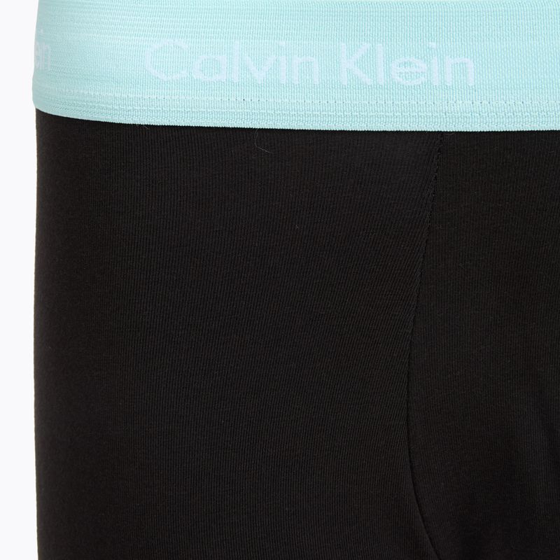 Pánské boxerky Calvin Klein 0000U2664G Low Rise Trunk 3 pairs black in plume wb/ black in misty sag 4
