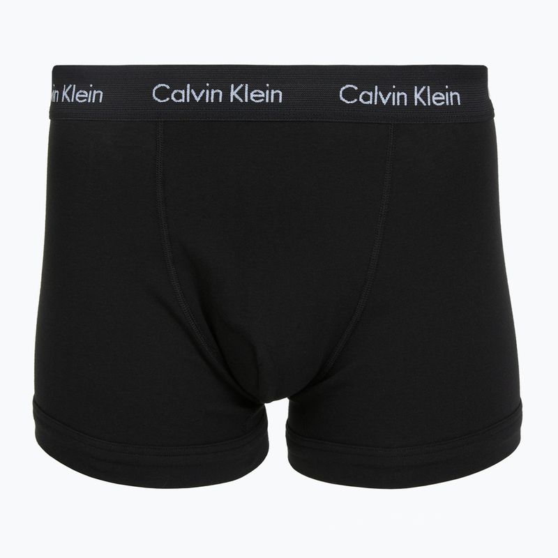 Pánské boxerky Calvin Klein 0000U2662G Trunk 3 pairs classic blue/porpoise/black 4