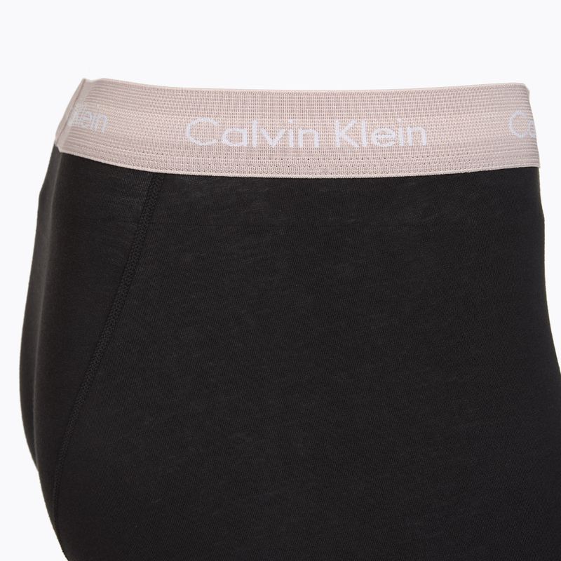 Pánské boxerky Calvin Klein 0000U2662G Trunk 3 pairs black in green bloom wb/black in da 6