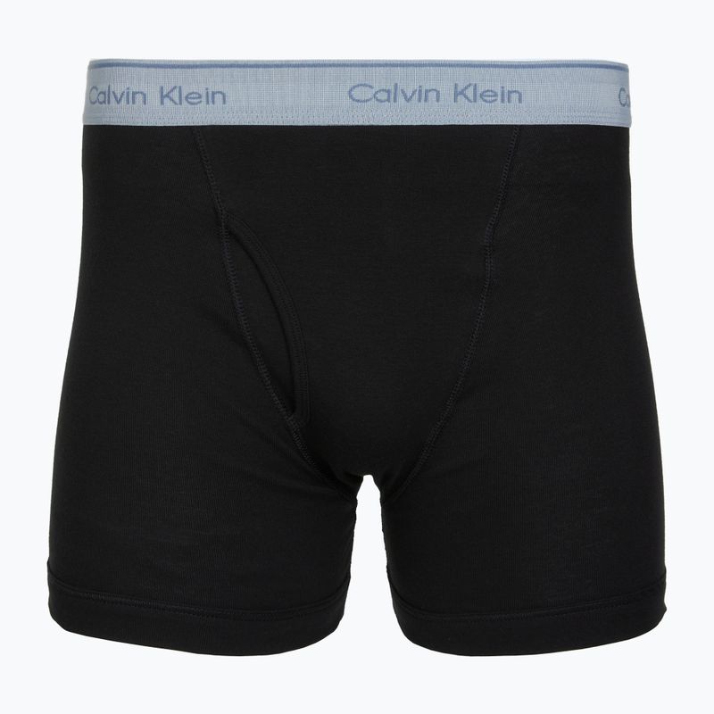 Boxerky Calvin Klein LV00NB1429 Boxer Brief 5 pairs Black Bodies Black Bodies with black/misty grey 3