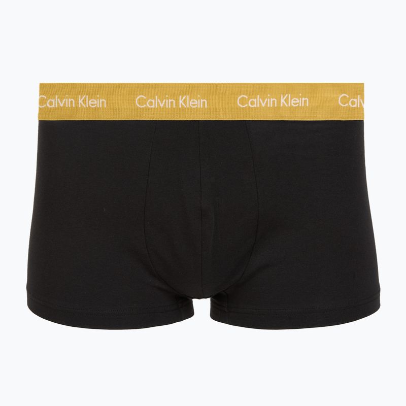 Boxerky Calvin Klein LV00NB4412 Low Rise Trunk 5 pairs of black bodies with driftwood/moonlight 3