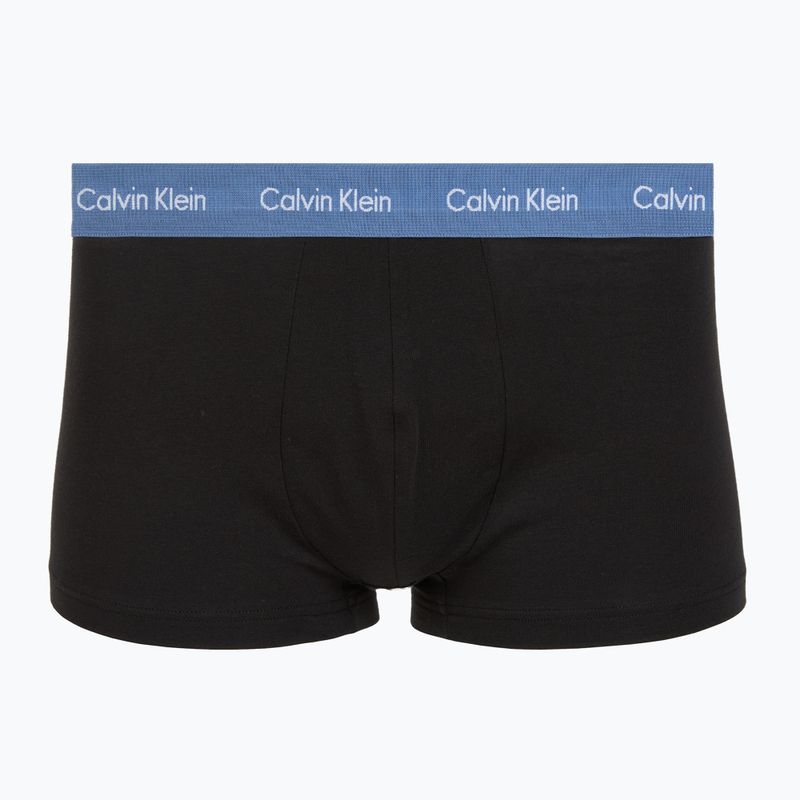 Boxerky Calvin Klein LV00NB4412 Low Rise Trunk 5 pairs of black bodies with driftwood/moonlight 4