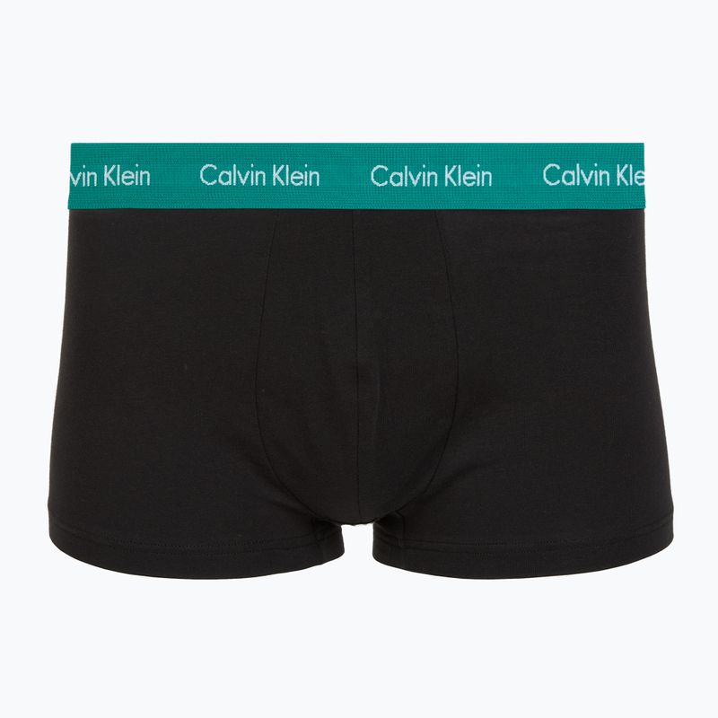 Boxerky Calvin Klein LV00NB4412 Low Rise Trunk 5 pairs of black bodies with driftwood/moonlight 5