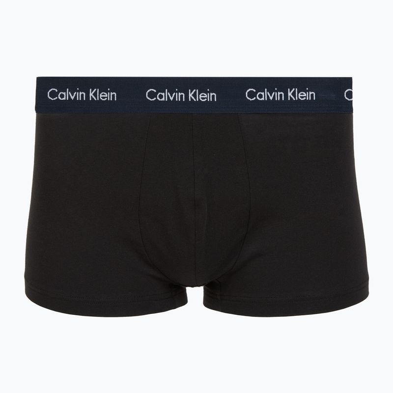 Boxerky Calvin Klein LV00NB4412 Low Rise Trunk 5 pairs of black bodies with driftwood/moonlight 6