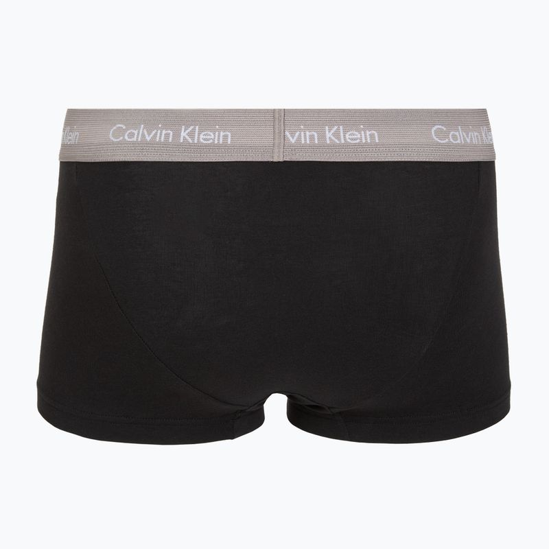 Boxerky Calvin Klein LV00NB4412 Low Rise Trunk 5 pairs of black bodies with driftwood/moonlight 7