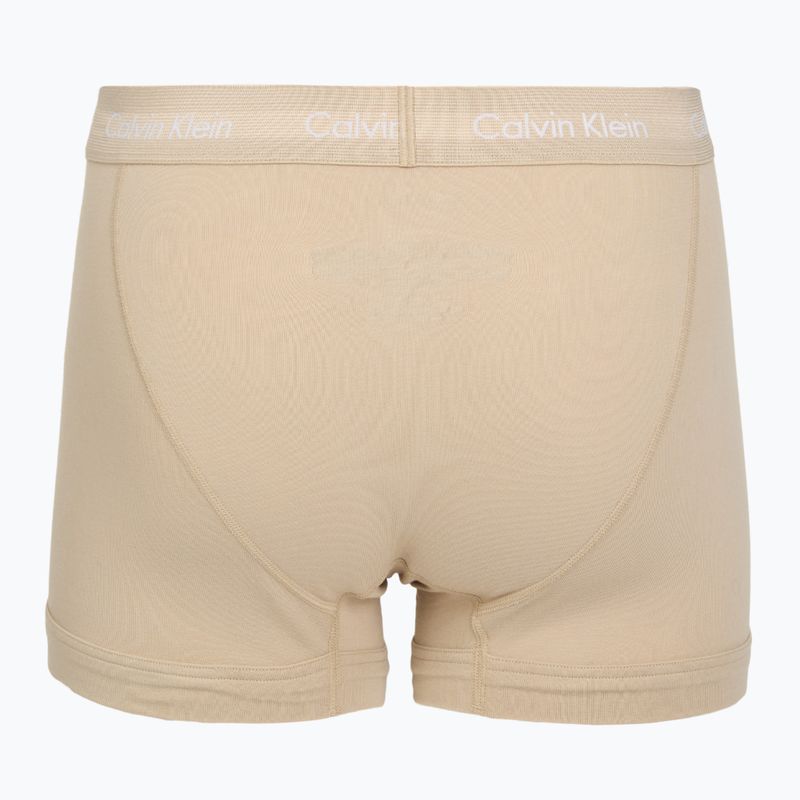 Pánské boxerky Calvin Klein 0000U2662G Trunk 3 pairs sodalite blue/redwood/white peppe 3