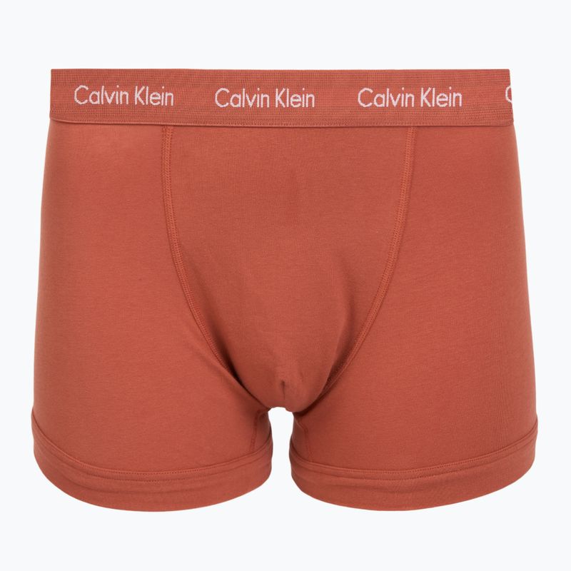 Pánské boxerky Calvin Klein 0000U2662G Trunk 3 pairs sodalite blue/redwood/white peppe 6