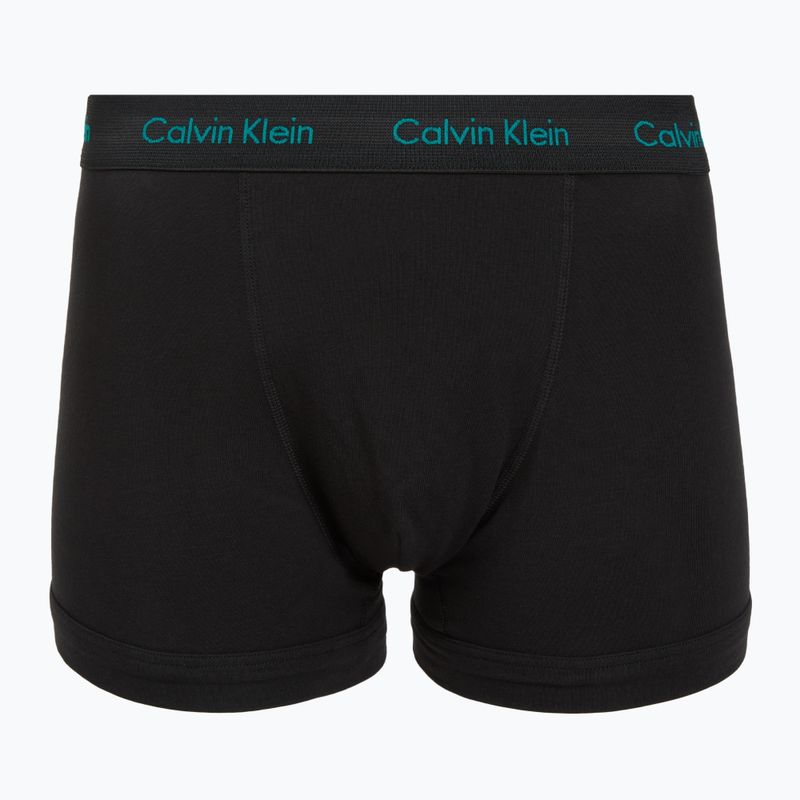 Pánské boxerky Calvin Klein 0000U2662G Trunk 3 pairs of black bodies and wbs with driftwood 2