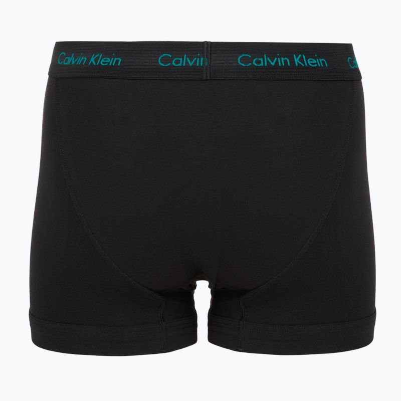 Pánské boxerky Calvin Klein 0000U2662G Trunk 3 pairs of black bodies and wbs with driftwood 3