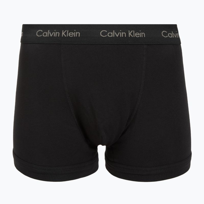 Pánské boxerky Calvin Klein 0000U2662G Trunk 3 pairs of black bodies and wbs with driftwood 5