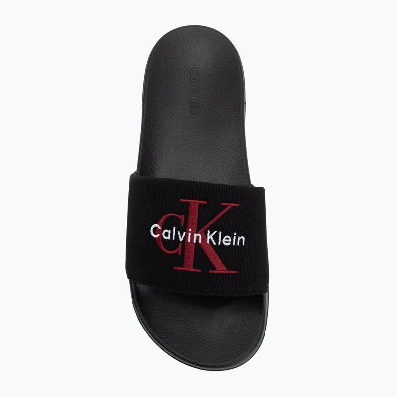 Pánské nazouváky Calvin Klein YM0YM01393 Ess black/rhubarb 5