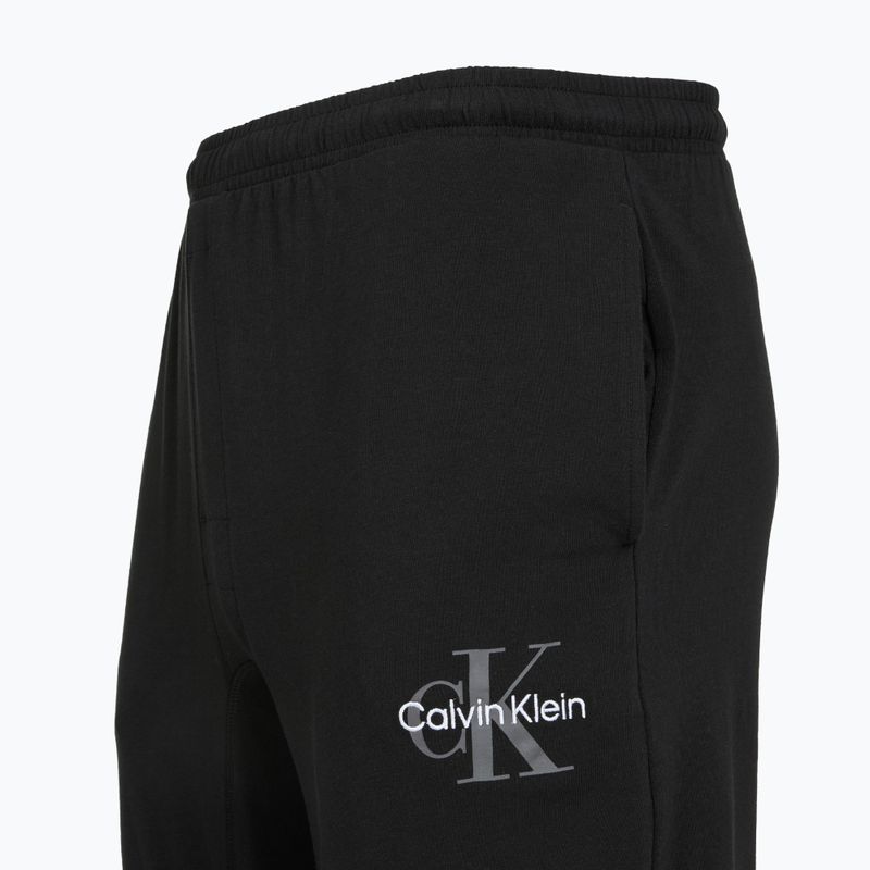Pánské šortky Calvin Klein LV00NM2973 Monogram Sleep black 3