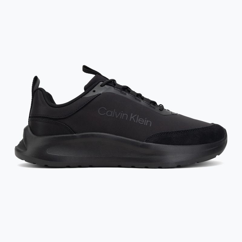 Pánská obuv Calvin Klein HM0HM02342 Light Eva Runn Essential Laceup Nylon Suede triple black 2