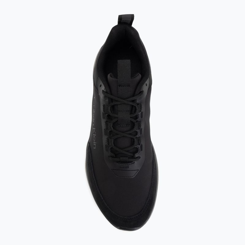 Pánská obuv Calvin Klein HM0HM02342 Light Eva Runn Essential Laceup Nylon Suede triple black 5