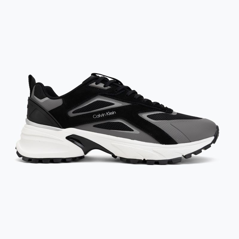 Pánské boty Calvin Klein HM0HM02220 Hike Runner Stripe Mix Nylon Suede black/granite road 2