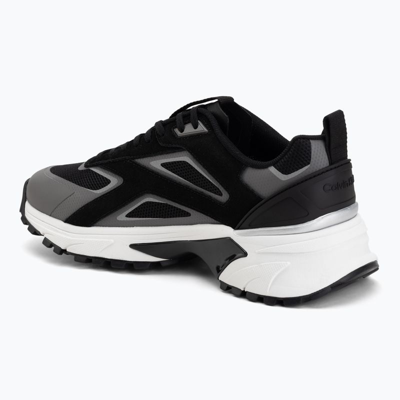Pánské boty Calvin Klein HM0HM02220 Hike Runner Stripe Mix Nylon Suede black/granite road 3