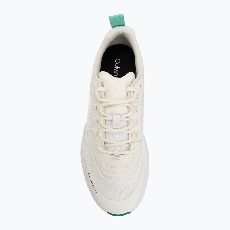 Pánské boty Calvin Klein Volumax Chunky Runner Trainers HM0HM02224 white/marshmallow/street green 5