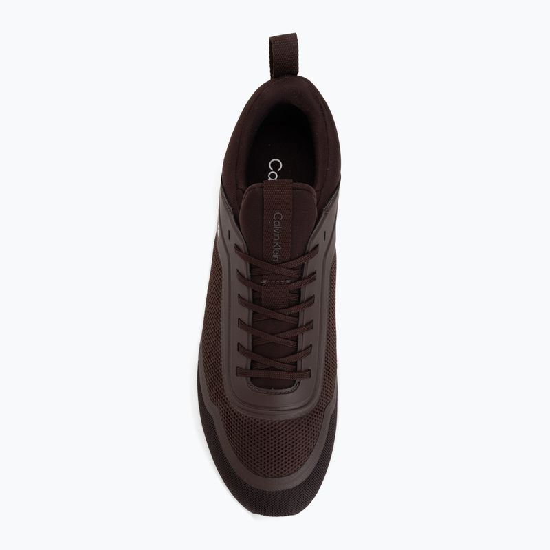 Pánské boty Calvin Klein HM0HM02164 Light Eva Run Lace Sock bordeaux 5