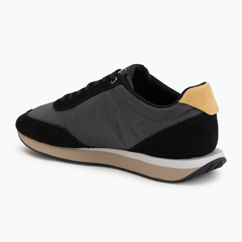 Pánské boty Calvin Klein HM0HM02212 Retro Runner Bans Leather Suede black/iron gate/amber gold 3