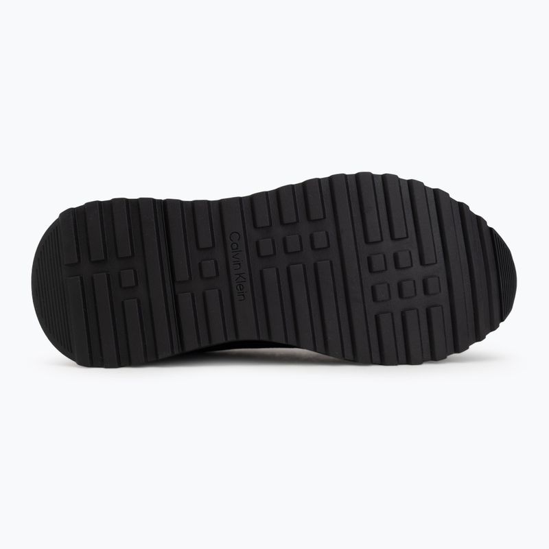 Pánské boty Calvin Klein HM0HM02215 City Runner Laceup Nylon Recycled Suede triple black 4