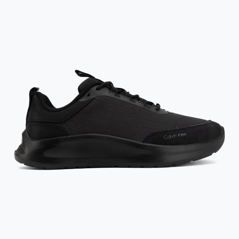 Pánské boty Calvin Klein HM0HM02343 Light Eva Runn Laceup AOP triple black 2